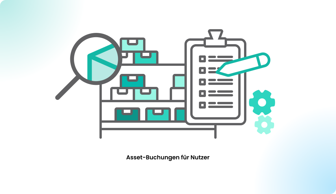 Asset-Buchungen für Nutzer