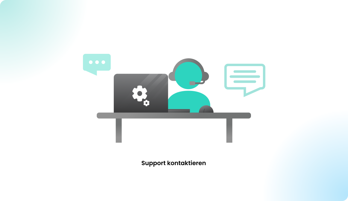 Support kontaktieren
