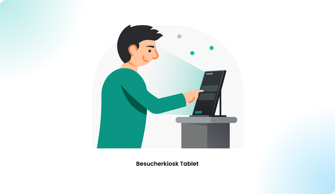 Besucherkiosk Tablet