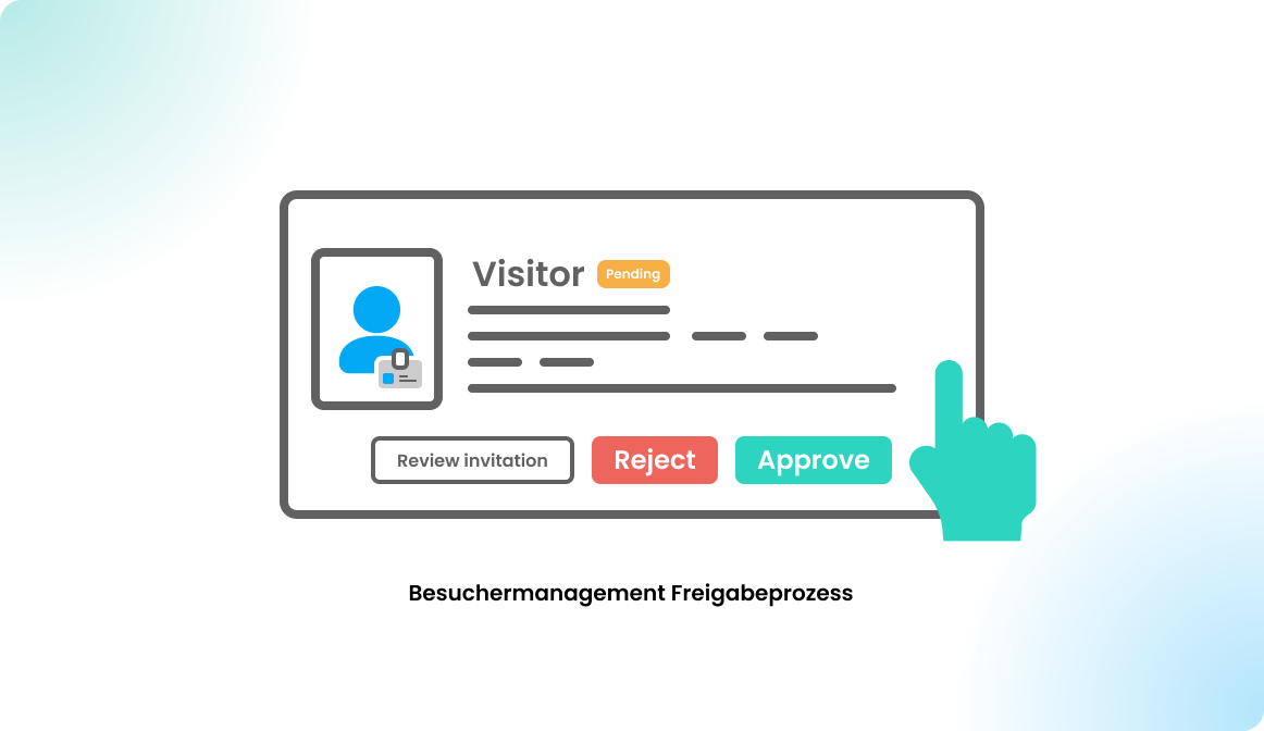 Besuchermanagement Freigabeprozess