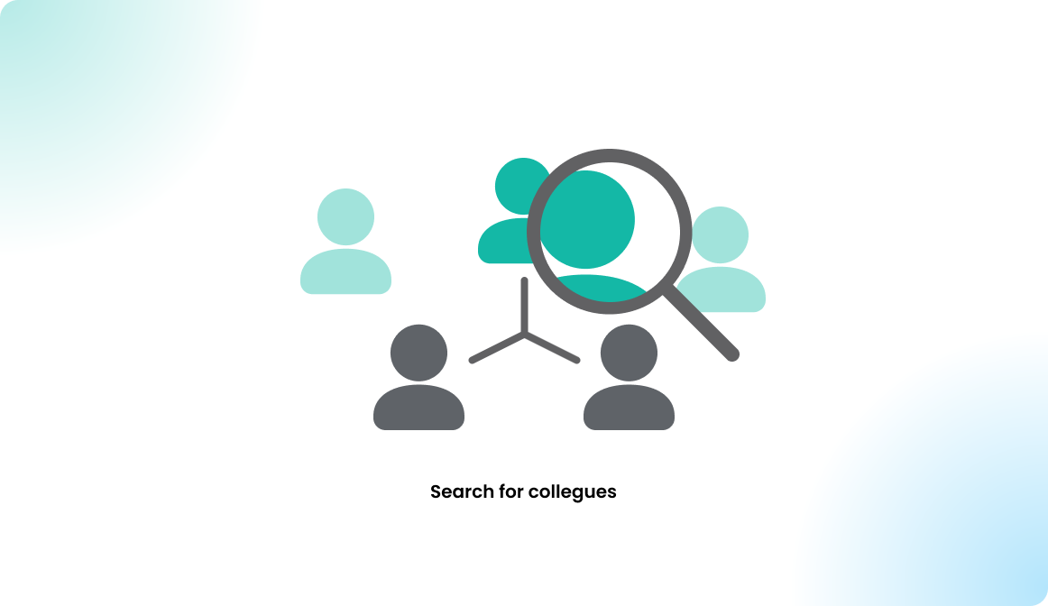 Search for colleagues