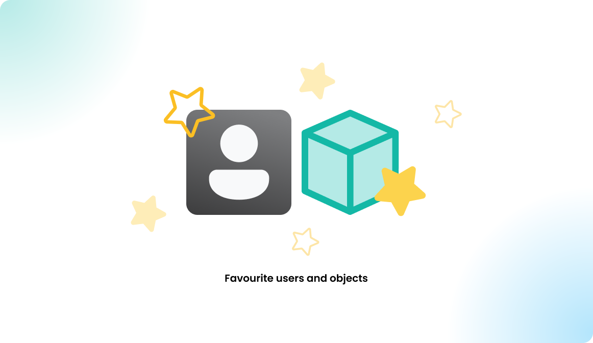 Favorite users and objects