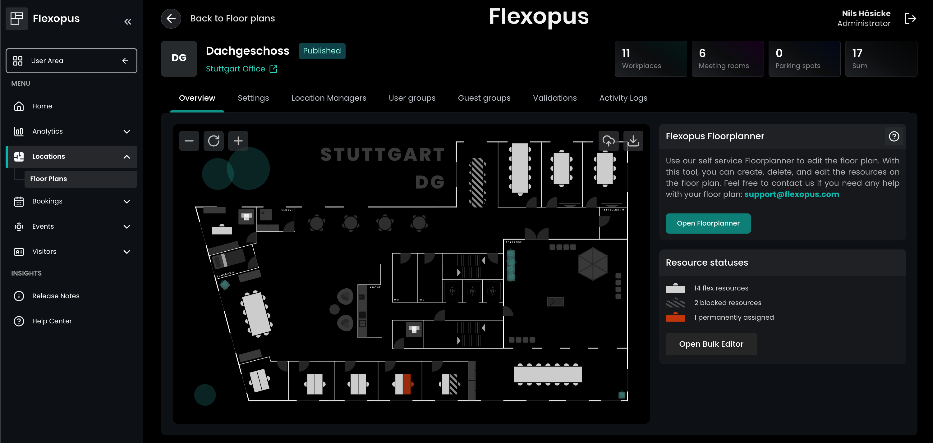 Roles and permissions | Flexopus
